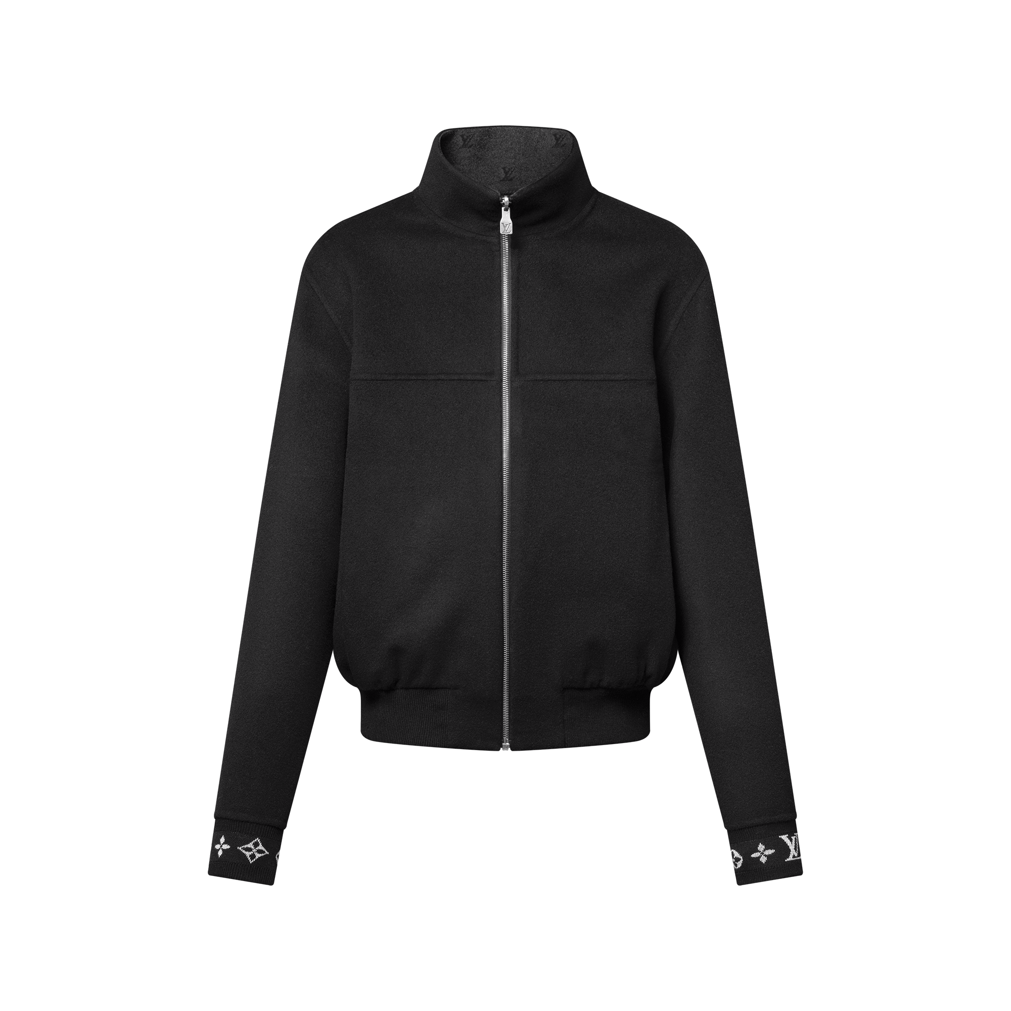 LV Blason Double Face Wool-Silk Blend Reversible Blouson - Men